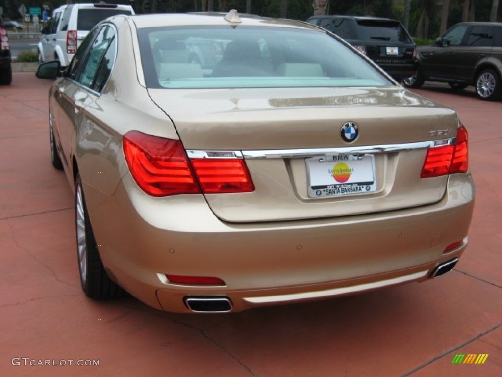 2012 7 Series 750i Sedan - Milano Beige Metallic / Oyster photo #3