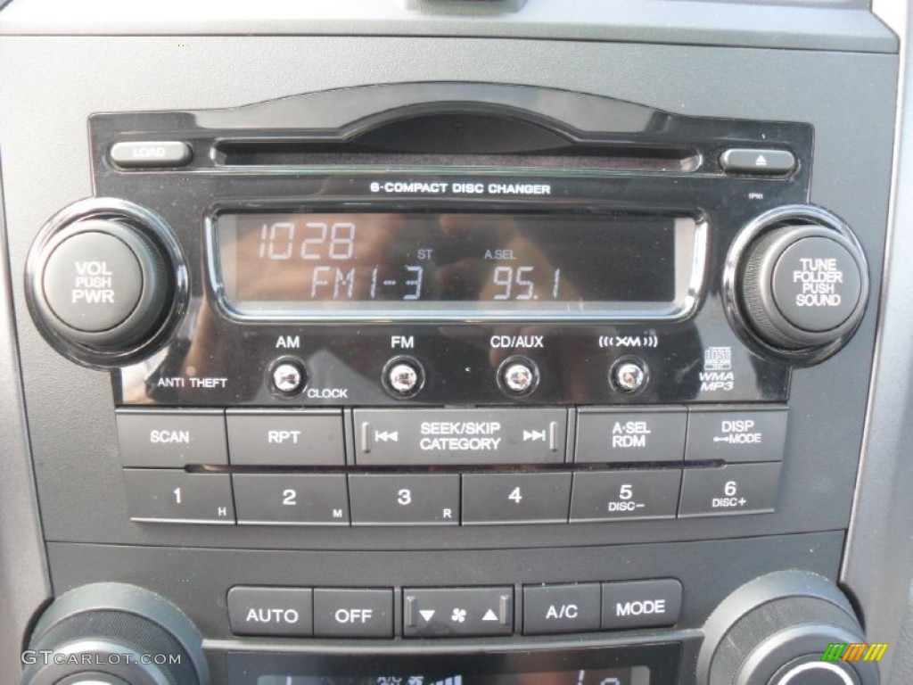 2008 CR-V EX-L - Glacier Blue Metallic / Gray photo #14