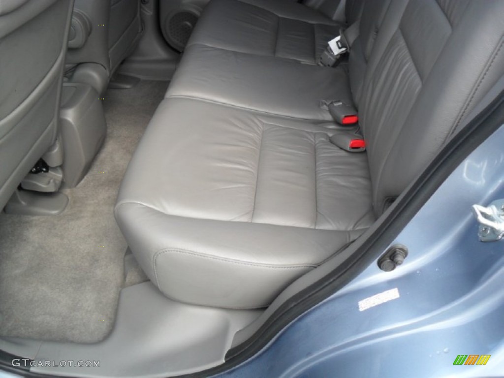 2008 CR-V EX-L - Glacier Blue Metallic / Gray photo #16