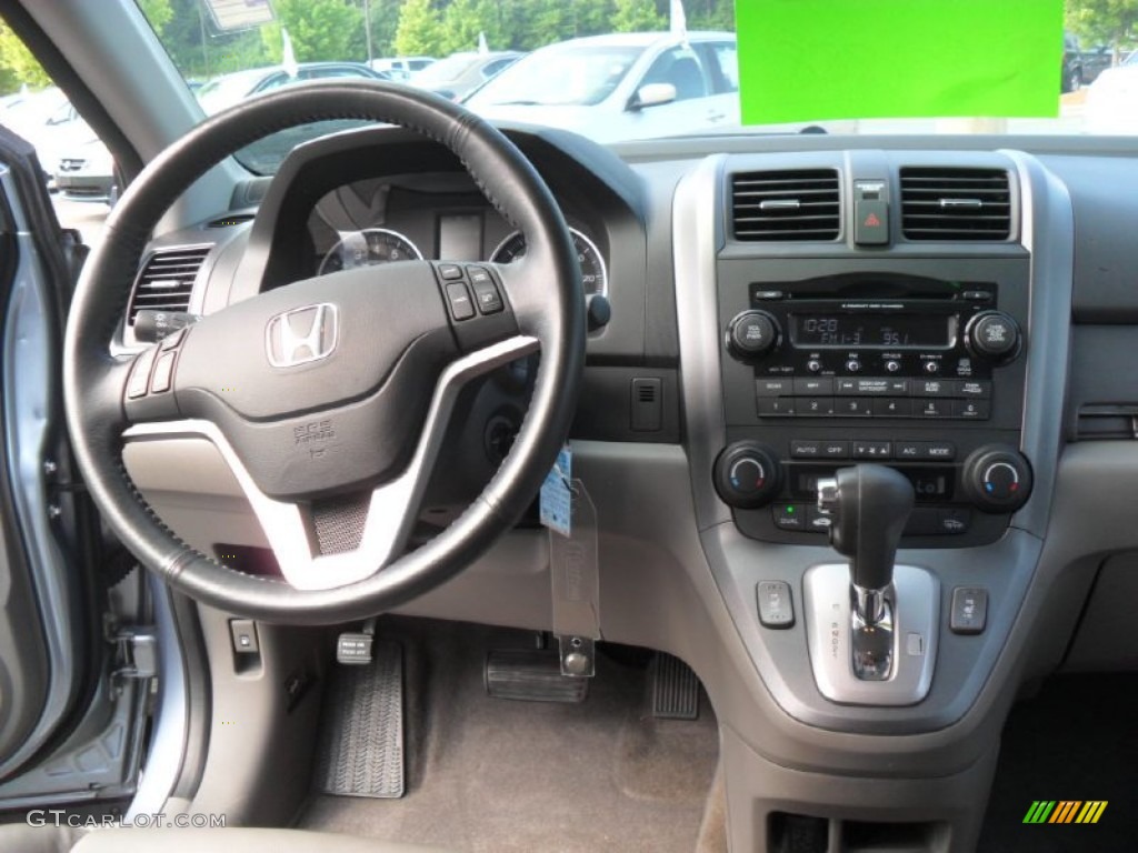 2008 CR-V EX-L - Glacier Blue Metallic / Gray photo #18