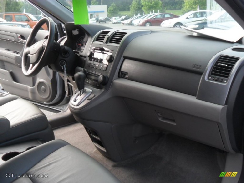 2008 CR-V EX-L - Glacier Blue Metallic / Gray photo #22