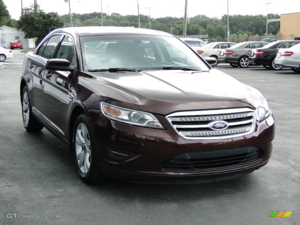 2010 Taurus SEL - Cinnamon Red Metallic / Light Stone photo #3