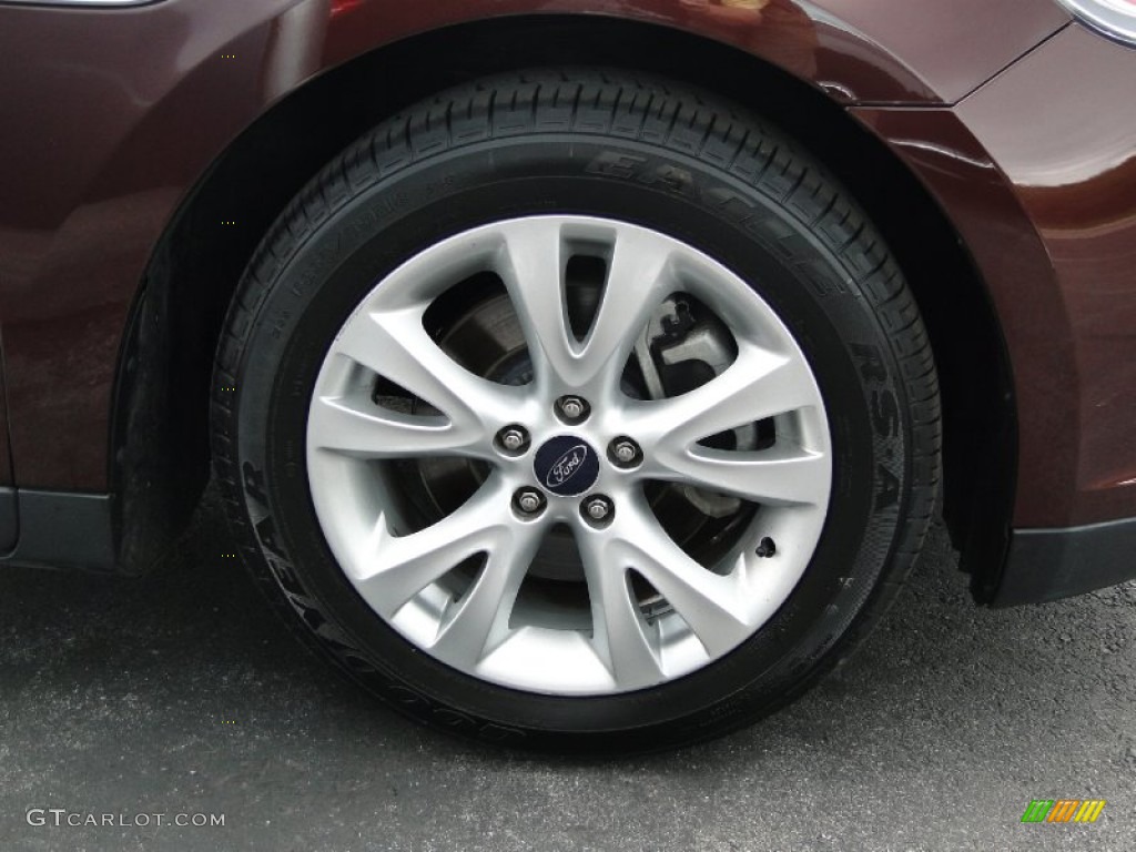 2010 Taurus SEL - Cinnamon Red Metallic / Light Stone photo #38