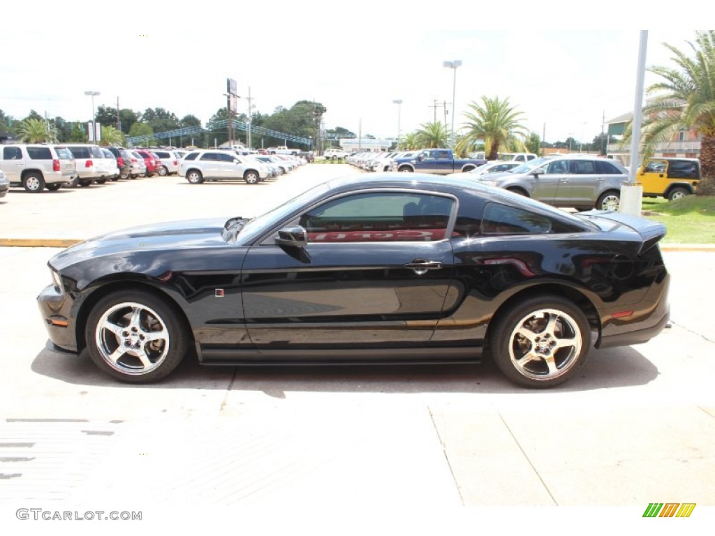 Black 2010 Ford Mustang Roush Stage 1 Coupe Exterior Photo #51593215