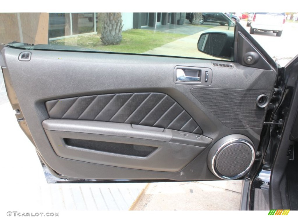 2010 Ford Mustang Roush Stage 1 Coupe Charcoal Black Door Panel Photo #51593251