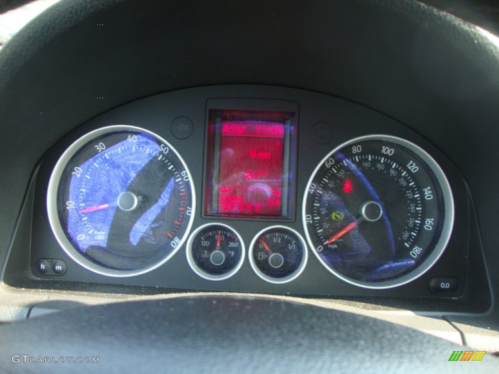 2006 Volkswagen GTI 2.0T Gauges Photo #51593836