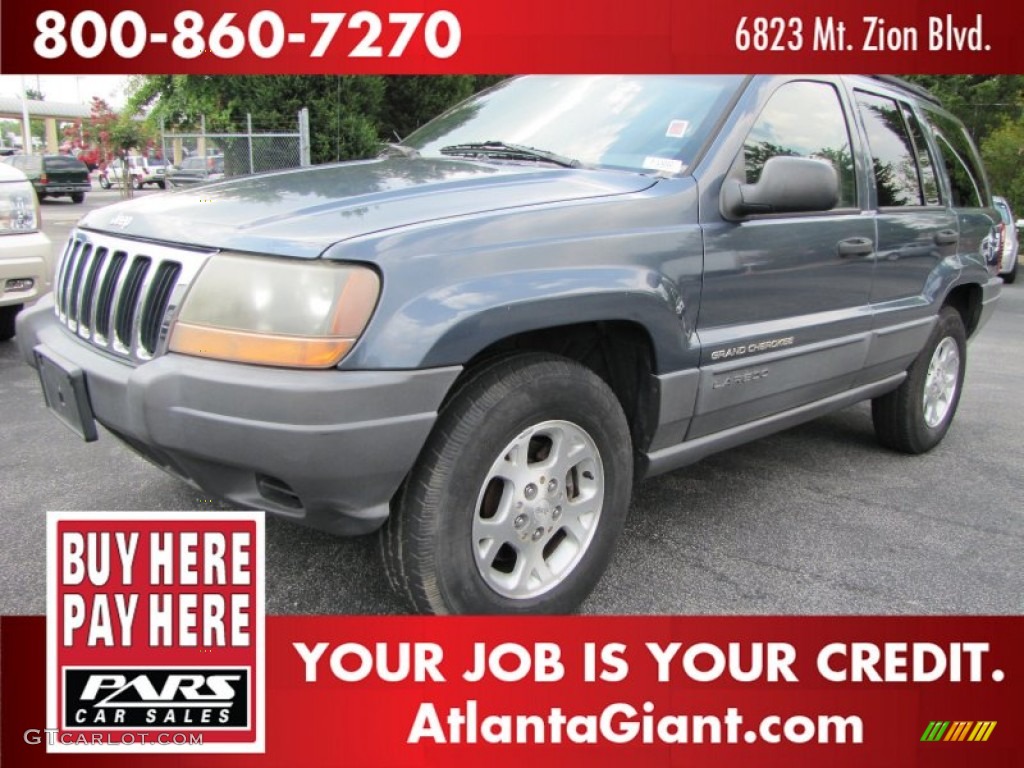 2001 Grand Cherokee Laredo - Steel Blue Pearl / Taupe photo #1