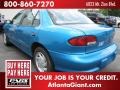 1998 Bright Aqua Metallic Chevrolet Cavalier Sedan  photo #2