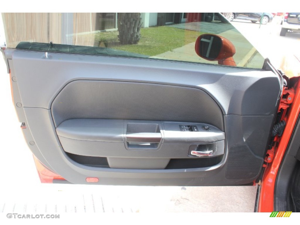 2009 Dodge Challenger R/T Dark Slate Gray Door Panel Photo #51594433