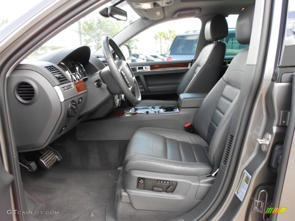 Anthracite Interior 2008 Volkswagen Touareg 2 V8 Photo #51596284