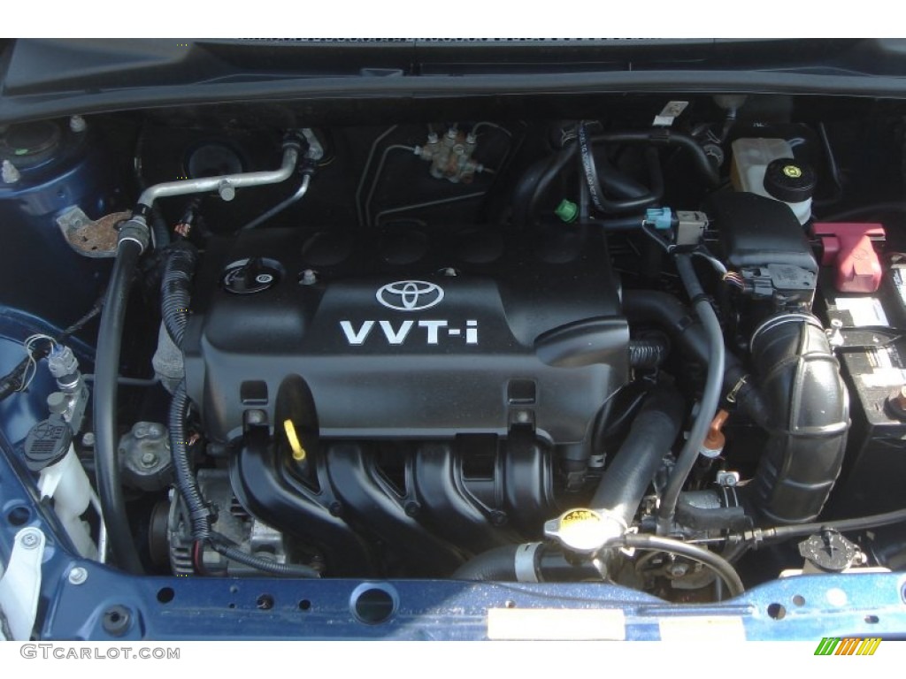 2003 Toyota ECHO Sedan 1.5 Liter DOHC 16-Valve 4 Cylinder Engine Photo