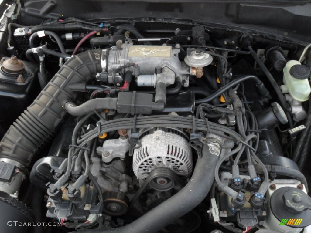 1998 Ford Mustang GT Coupe 4.6 Liter SOHC 16-Valve V8 Engine Photo #51597076