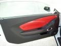 Inferno Orange/Black Door Panel Photo for 2011 Chevrolet Camaro #51598972