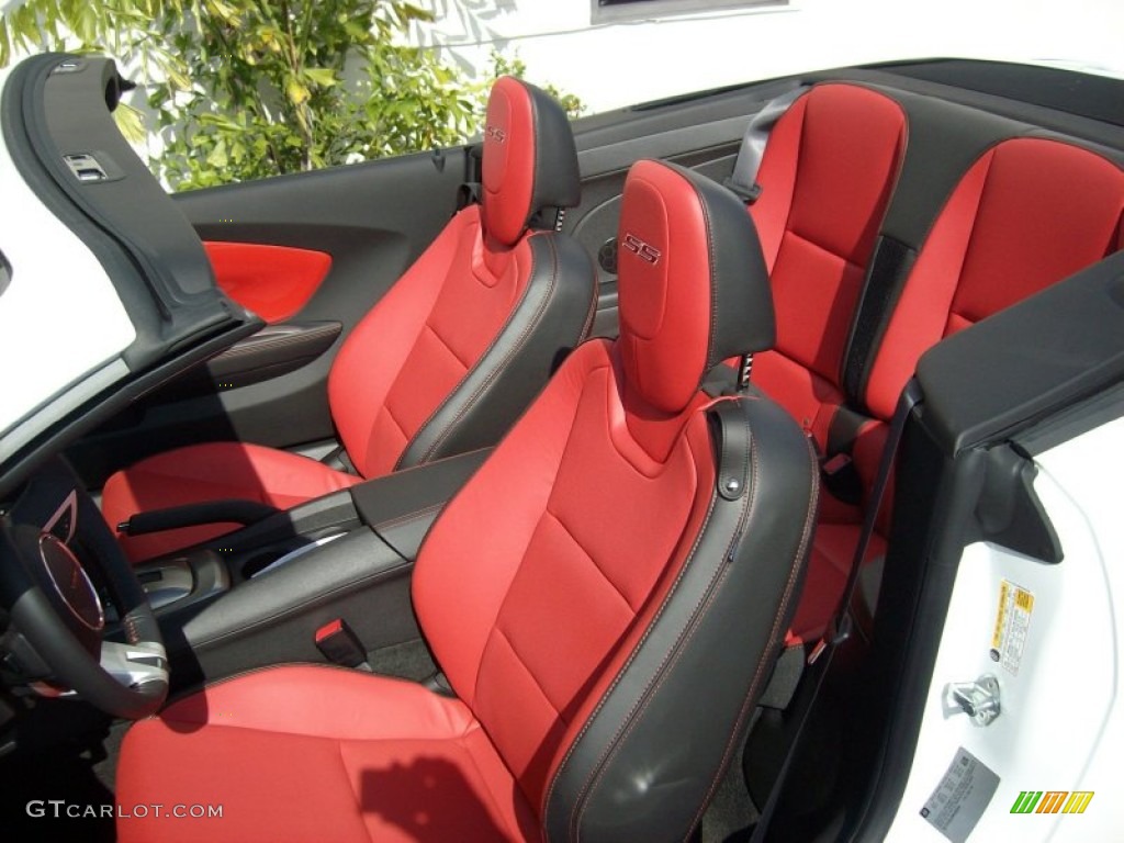 Inferno Orange/Black Interior 2011 Chevrolet Camaro SS/RS Convertible Photo #51599155