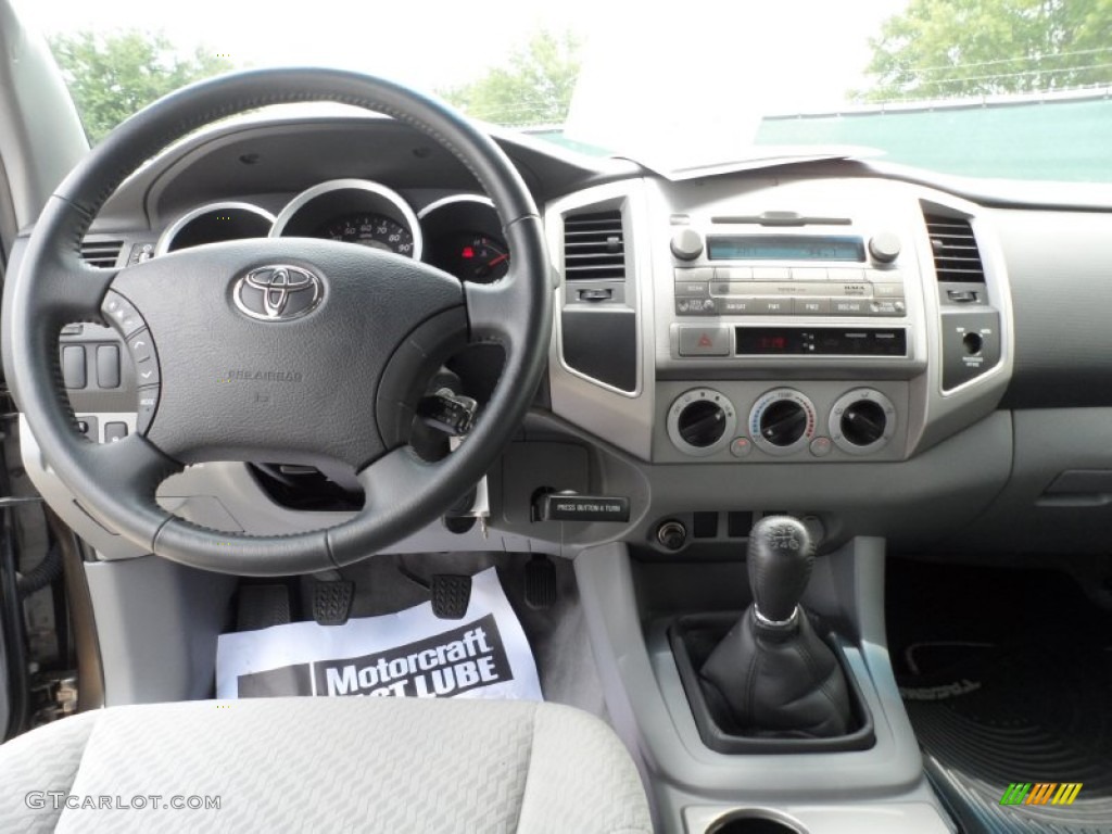 2009 Toyota Tacoma PreRunner Access Cab Graphite Gray Dashboard Photo #51599662