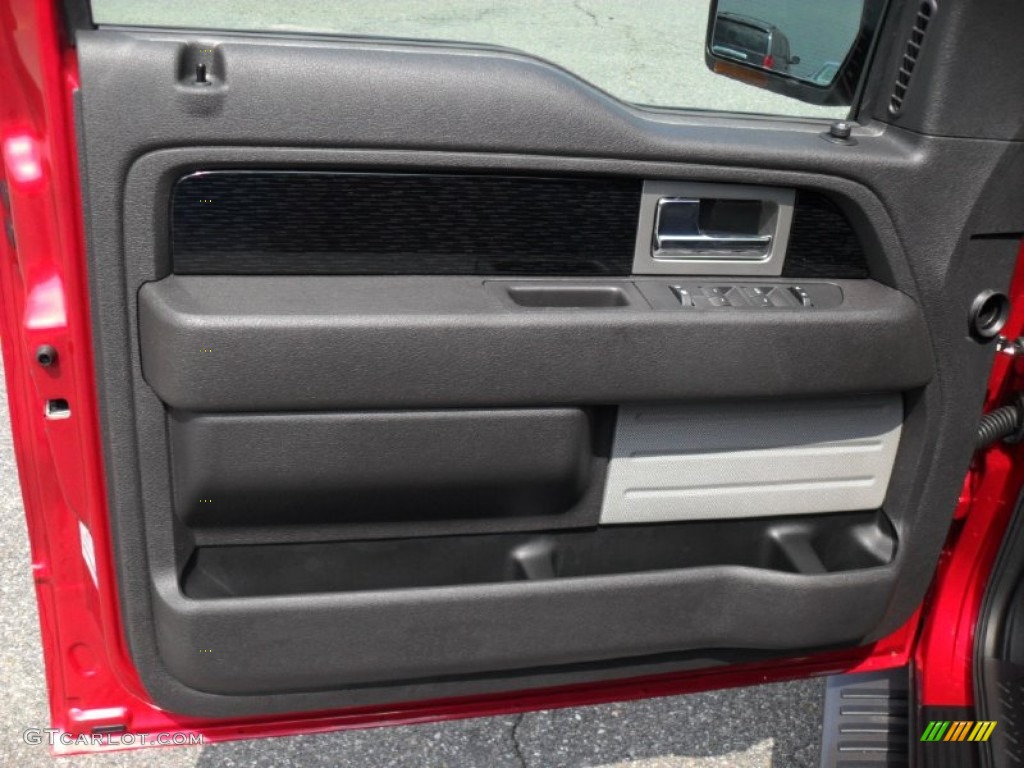 2010 F150 FX2 SuperCab - Red Candy Metallic / Black photo #9