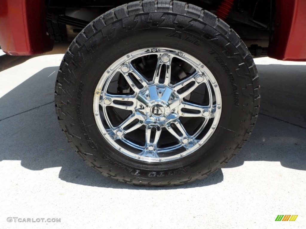 2010 F150 Lariat SuperCrew 4x4 - Red Candy Metallic / Tan photo #16