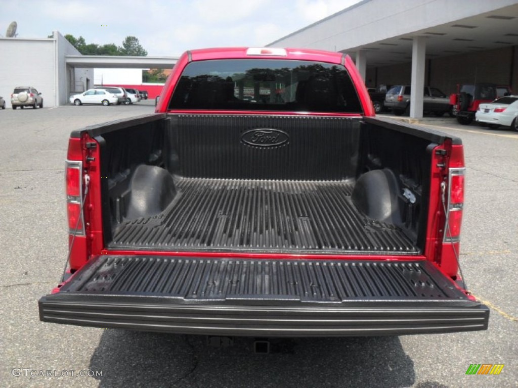 2010 F150 FX2 SuperCab - Red Candy Metallic / Black photo #18