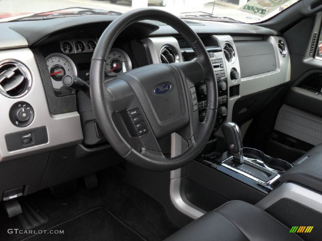 2010 F150 FX2 SuperCab - Red Candy Metallic / Black photo #25