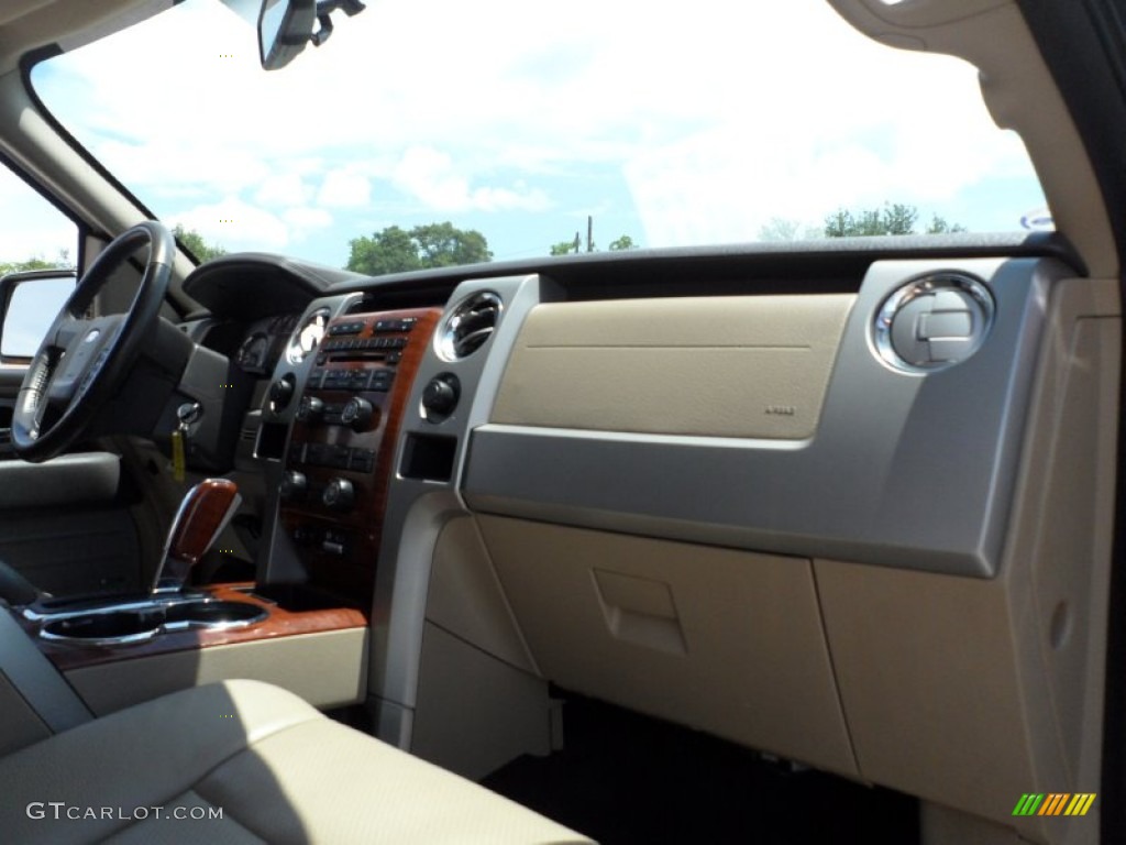 2010 F150 Lariat SuperCrew 4x4 - Red Candy Metallic / Tan photo #36