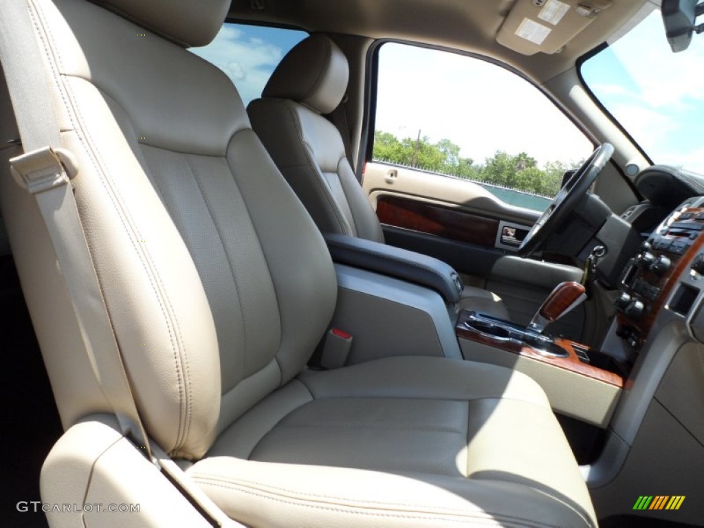 2010 F150 Lariat SuperCrew 4x4 - Red Candy Metallic / Tan photo #37
