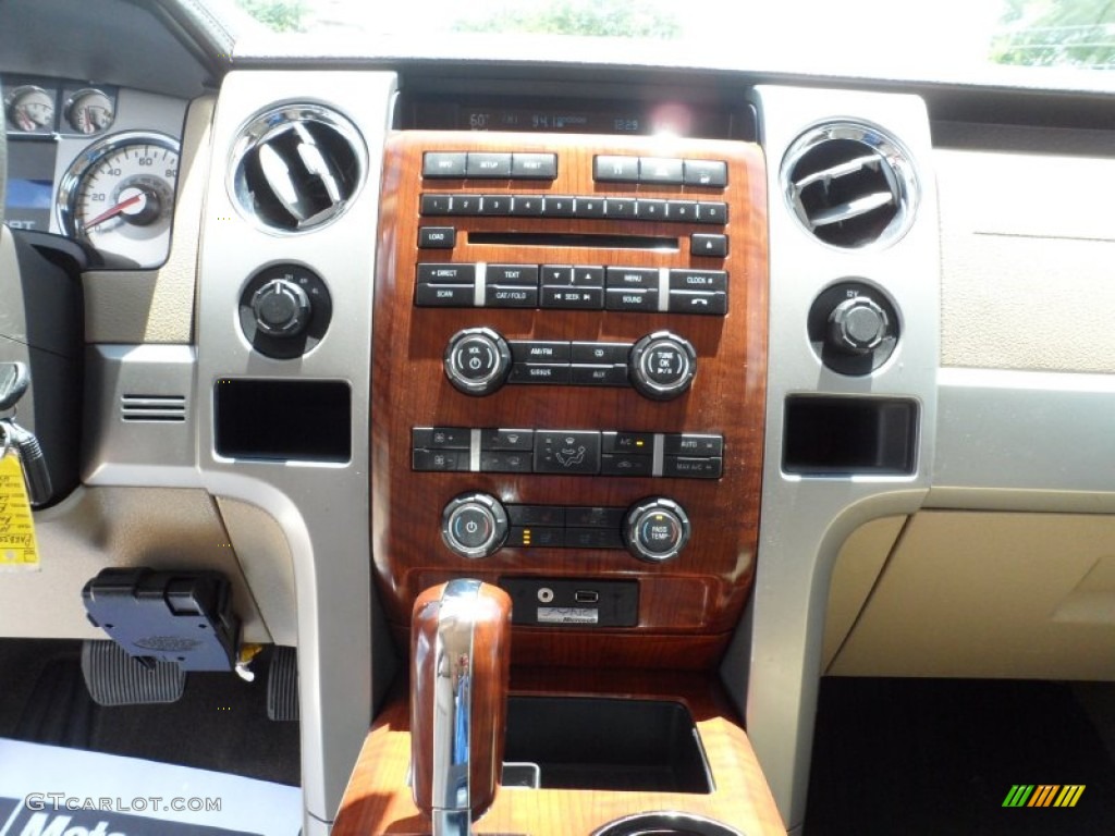 2010 F150 Lariat SuperCrew 4x4 - Red Candy Metallic / Tan photo #48