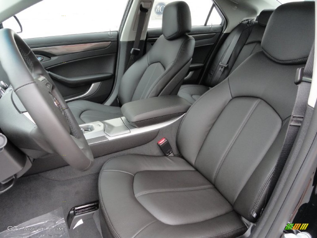 Ebony Interior 2011 Cadillac CTS 4 3.0 AWD Sedan Photo #51600796