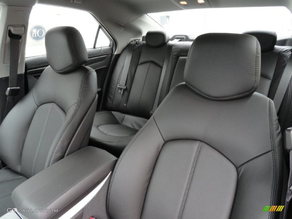 Ebony Interior 2011 Cadillac CTS 4 3.0 AWD Sedan Photo #51600823