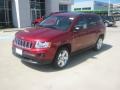 Deep Cherry Red Crystal Pearl 2011 Jeep Compass 2.4 Limited