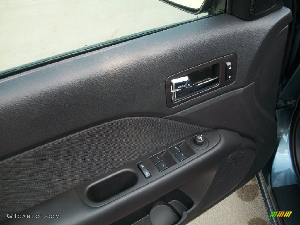 2011 Fusion SE - Steel Blue Metallic / Charcoal Black photo #12