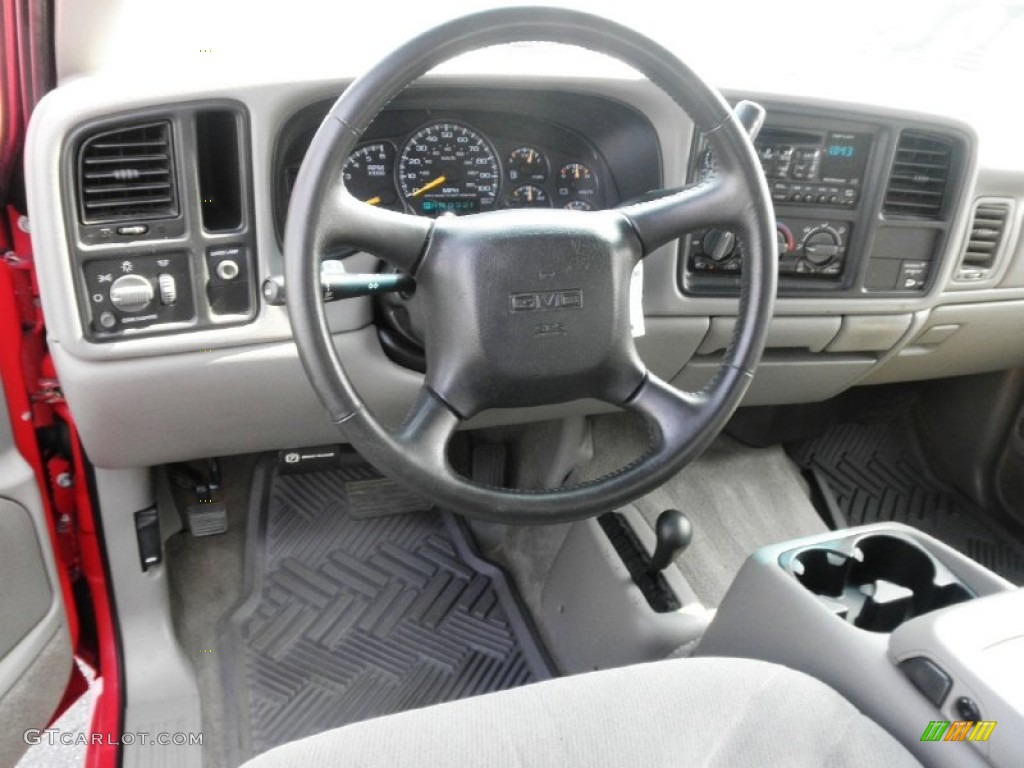 2000 GMC Sierra 1500 SLE Extended Cab 4x4 Pewter Dashboard Photo #51601009