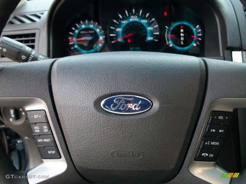 2011 Fusion SE - Steel Blue Metallic / Charcoal Black photo #17