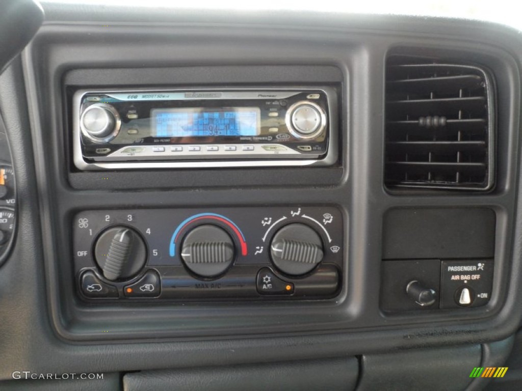 2002 Sierra 1500 SL Regular Cab - Storm Gray Metallic / Graphite photo #40