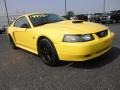 2004 Screaming Yellow Ford Mustang GT Coupe  photo #2