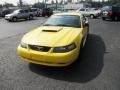 2004 Screaming Yellow Ford Mustang GT Coupe  photo #3