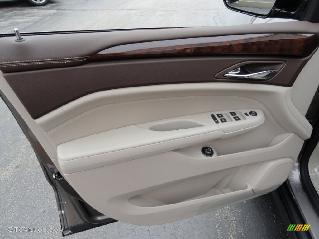 2011 Cadillac SRX 4 V6 AWD Shale/Brownstone Door Panel Photo #51601768