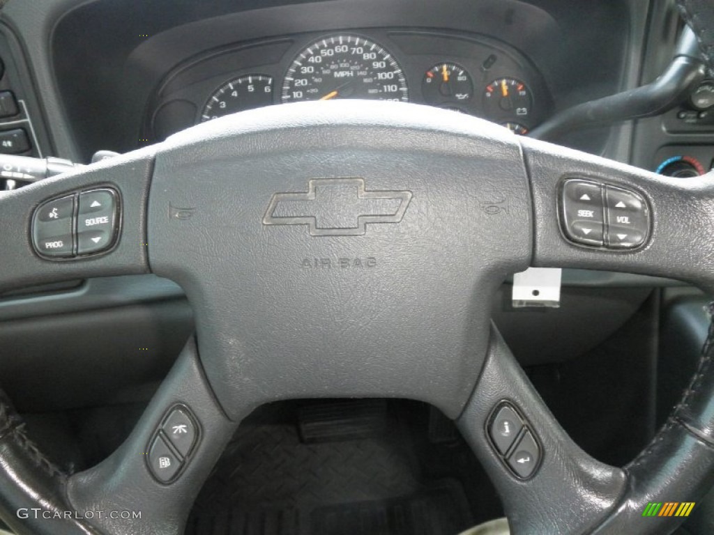 2005 Silverado 1500 LS Extended Cab 4x4 - Black / Dark Charcoal photo #8