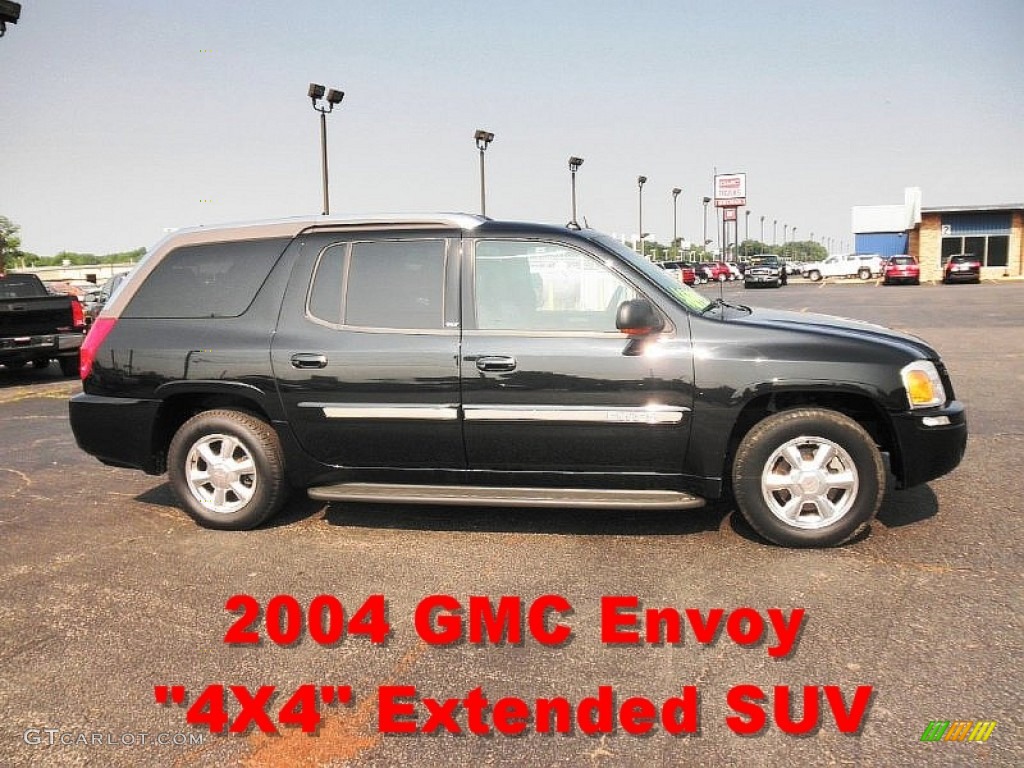 2004 Envoy XUV SLE 4x4 - Onyx Black / Dark Pewter photo #1