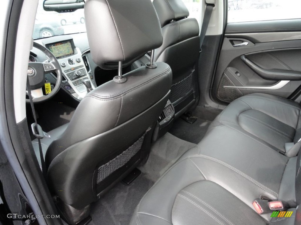 Ebony Interior 2008 Cadillac CTS 4 AWD Sedan Photo #51603340