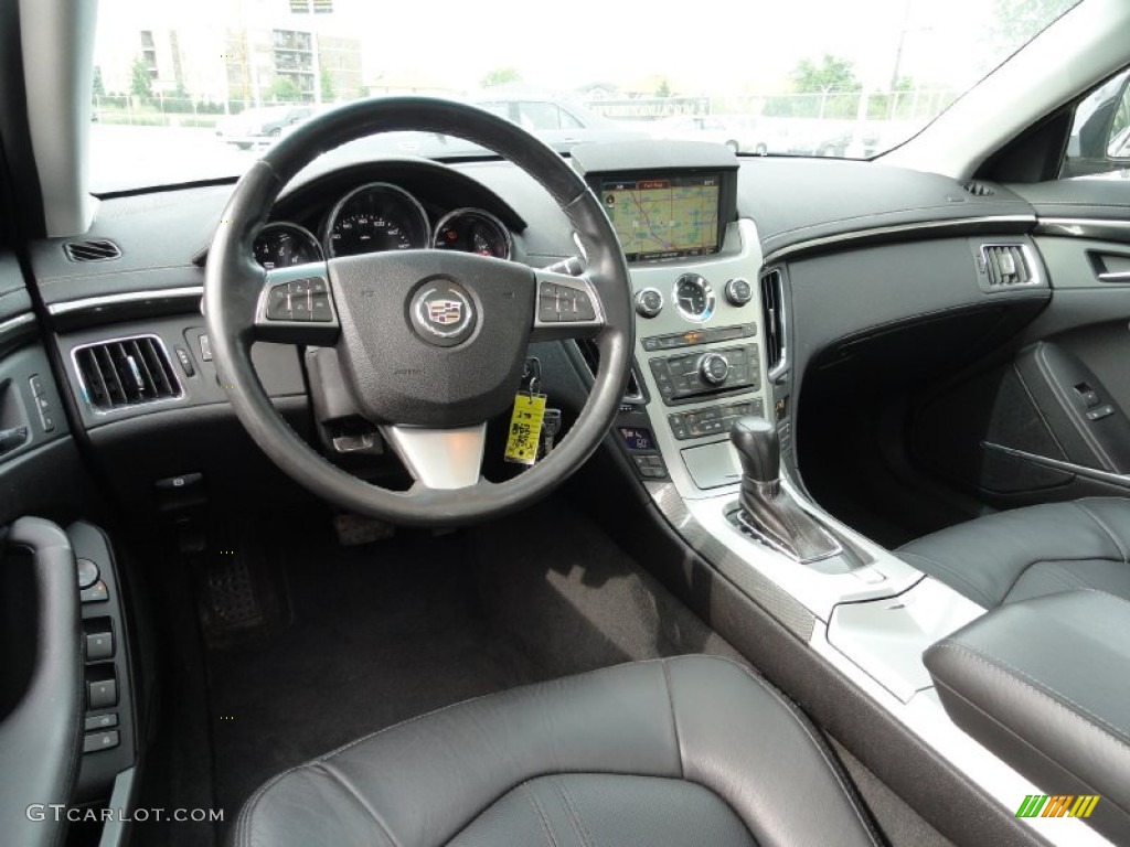 Ebony Interior 2008 Cadillac CTS 4 AWD Sedan Photo #51603357