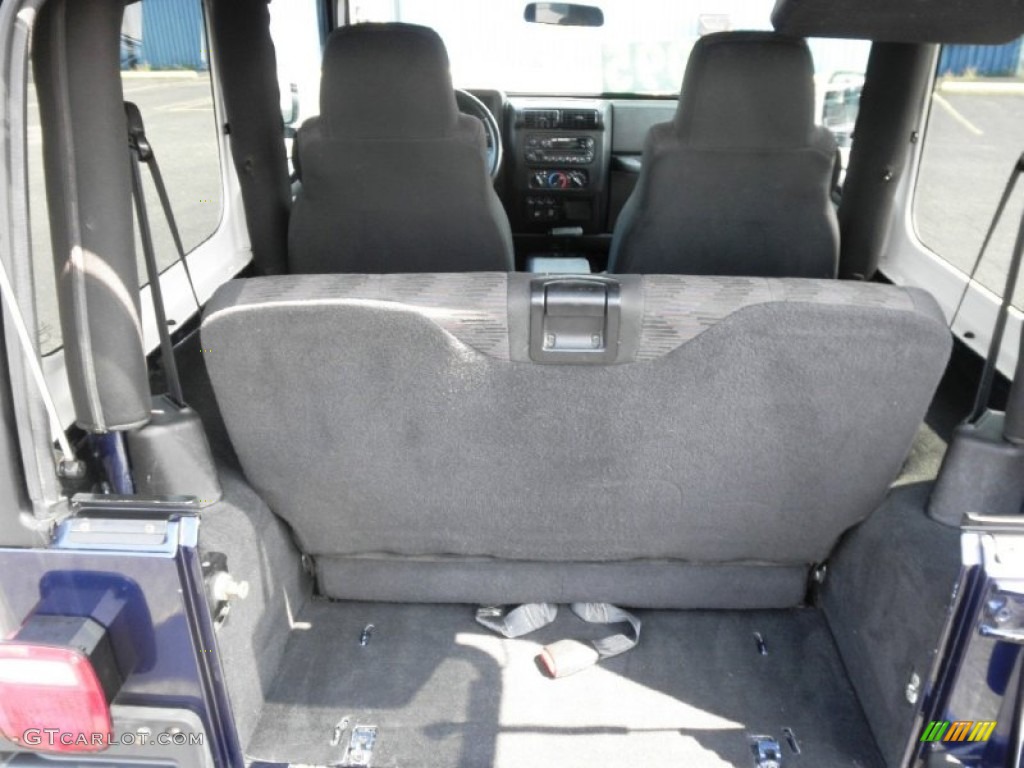 2003 Wrangler Sport 4x4 - Patriot Blue / Dark Slate Gray photo #14