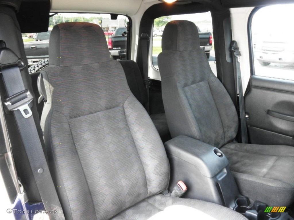 2003 Wrangler Sport 4x4 - Patriot Blue / Dark Slate Gray photo #19