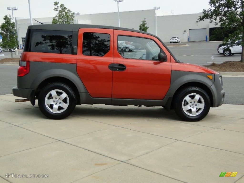 Sunset Orange Pearl 2004 Honda Element EX AWD Exterior Photo #51604003