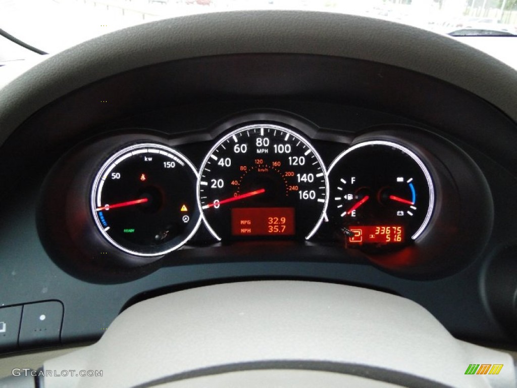 2010 Nissan Altima Hybrid Gauges Photo #51604708