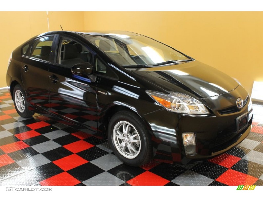 2010 Prius Hybrid II - Black / Misty Gray photo #1