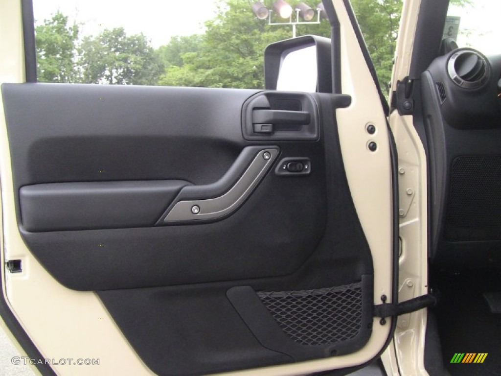 2011 Jeep Wrangler Unlimited Sport 4x4 Black Door Panel Photo #51606379