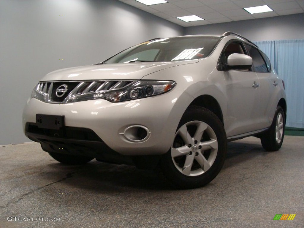 2009 Murano S AWD - Brilliant Silver Metallic / Beige photo #1