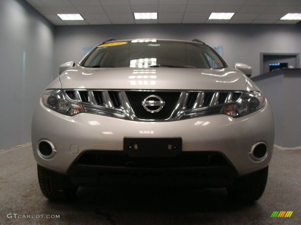 2009 Murano S AWD - Brilliant Silver Metallic / Beige photo #3