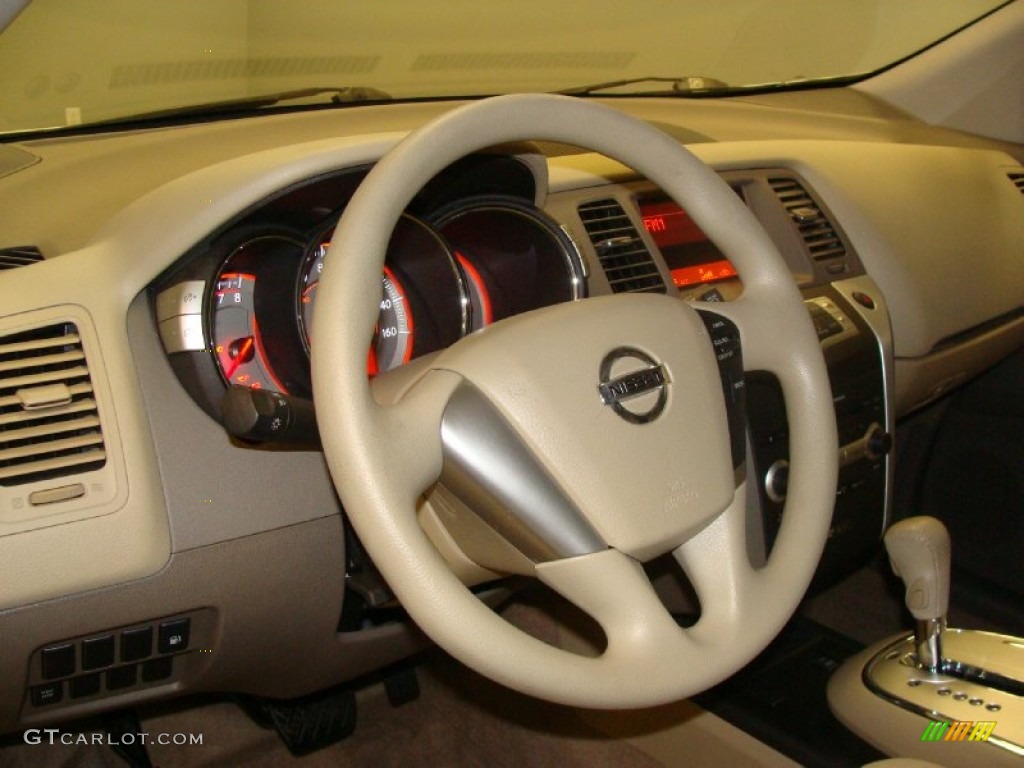 2009 Murano S AWD - Brilliant Silver Metallic / Beige photo #18