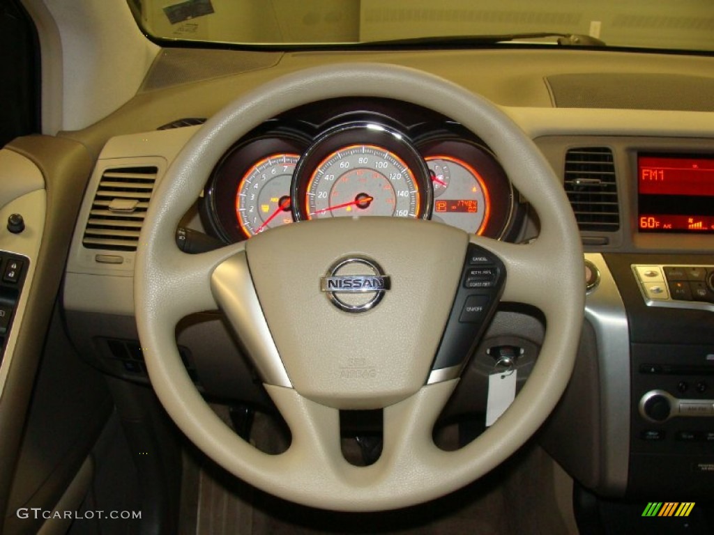 2009 Murano S AWD - Brilliant Silver Metallic / Beige photo #19